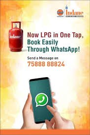 book cylinder online , Booking INDANE LPG On Whatsapp