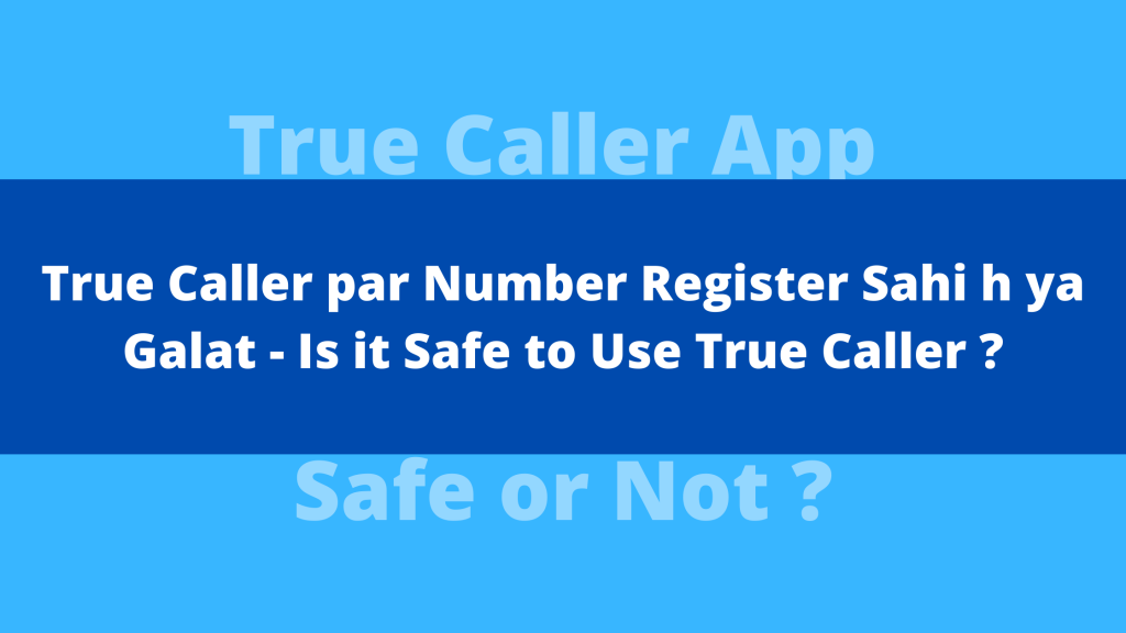 True caller app registration