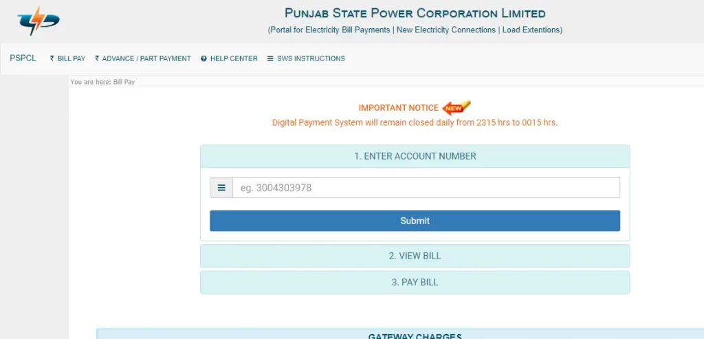 PSPCL Bill Payment Online , Application of PSPCL New Connection and Online Payment of Bill , ondigit.in , ondigit